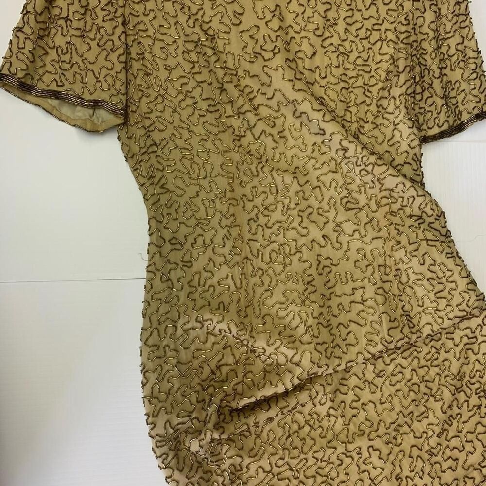 Aj-bari Women's Gold Dress